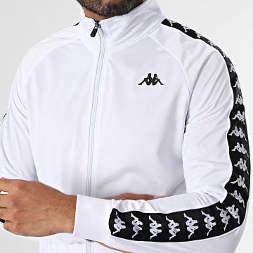 Kappa - Banda Anniston Zip Sweat 301EFU0 Blanco