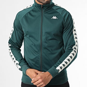 Kappa - Sudadera con cremallera Banda Anniston 301EFU0 Bottle Green