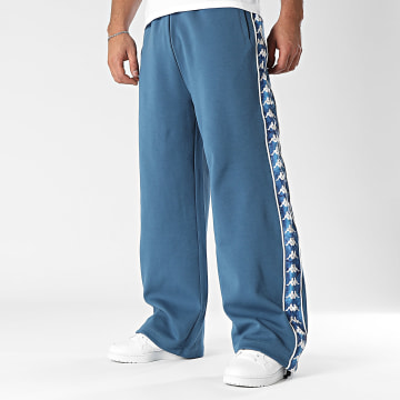Kappa - Papilogt 351M8CW Pantalón de chándal con banda azul marino