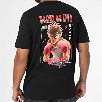 Hajime No Ippo - Camiseta Redonda 01 Negra