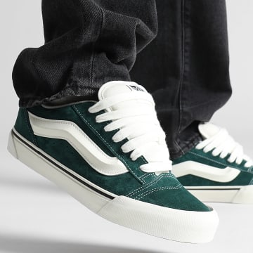 Vans - Sneakers Knu Skool CS0CX21 Pig Suede Green - Ryses