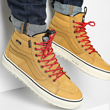 Zapatillas vans impermeables rojos on sale