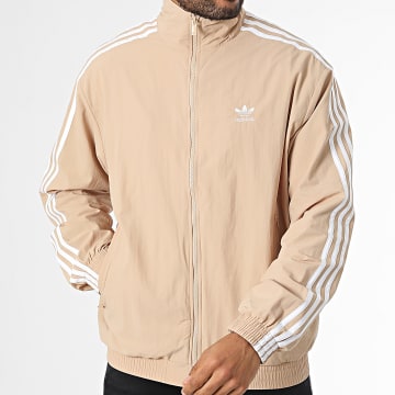 Adidas Originals - Veste Zippée A Bandes Firebird IZ3061 Beige