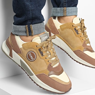 Colmar - Dalton Shift 070 Sand Lichtbruin Crèmekleurige Sneakers