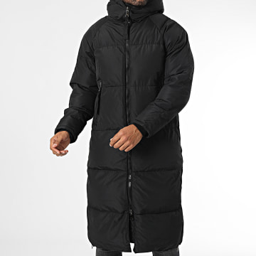 Frilivin - Chaqueta larga con capucha Negra