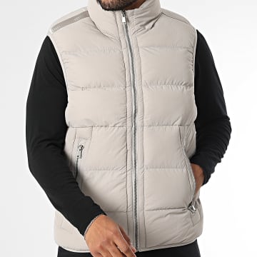 Frilivin - Doudoune Sans Manches Gris