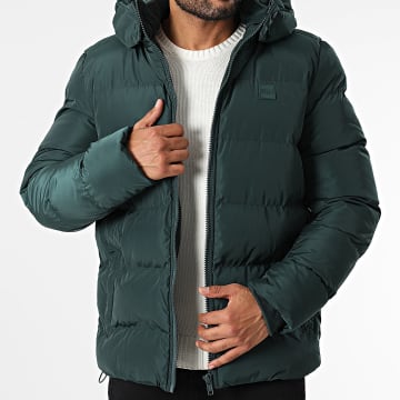 Urban Classics - Doudoune Capuche TB1807 Vert Bouteille
