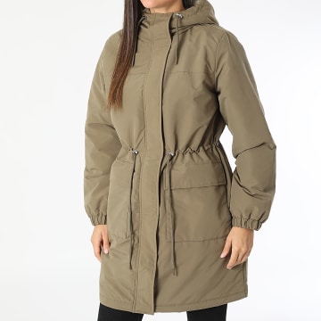 Vero Moda - Parka con capucha Alma Beige, Mujer
