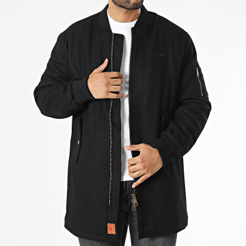 Bombers Original - Manteau Zippé Staten Noir