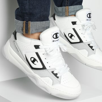 Champion - Baskets Overtime Mid Mid Cut Shoe S22274 White Black