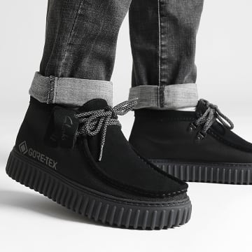 Clarks - Scarpe Torhill Hi Gore-Tex Nero Combi