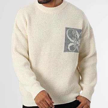 Frilivin - Pull Beige Gris