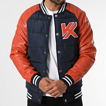 Kymaxx - Teddyjas marineblauw oranje