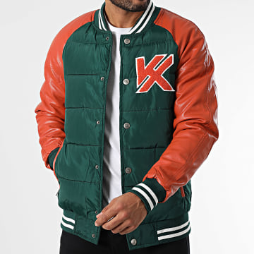 Kymaxx - Teddy Jacket Green Orange