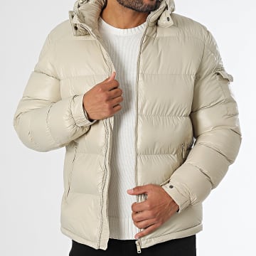 KZR - Doudoune Capuche Beige