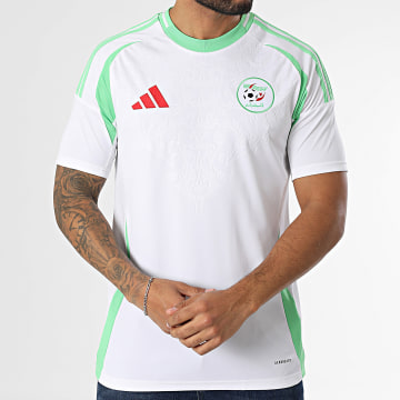 Adidas Sportswear - Maillot De Foot A Bandes Fédération Algérienne De Football IT2731 Blanc