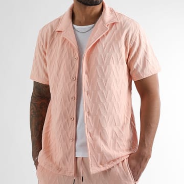 LBO - Chemise Manches Courtes 0267 Rose