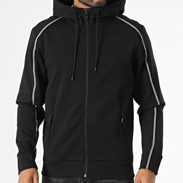 BOSS - Sweat Zippé Capuche Saggy 1 50523912 Noir
