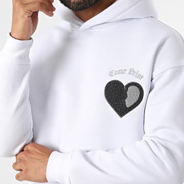 Ikao - Sweat Capuche Blanc