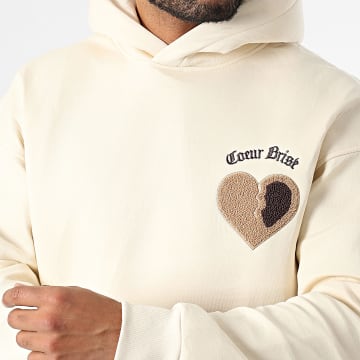Ikao - Sudadera con capucha beige
