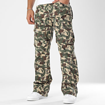 Ikao - Cargo Jeans 533 Caqui Verde Beige Marrón Camuflaje
