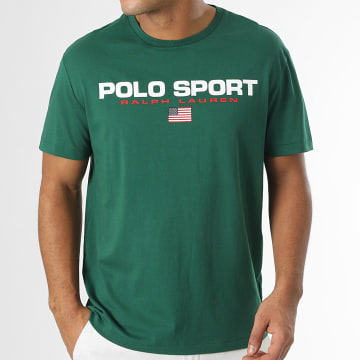 Polo Sport Ralph Lauren - Tee Shirt Regular Logo Sport Vert