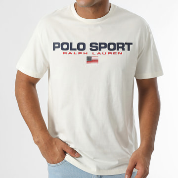 Polo Sport Ralph Lauren - Tee Shirt Regular Logo Sport Beige