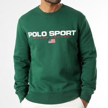 Polo Sport Ralph Lauren - Sweat Crewneck Logo Sport Vert