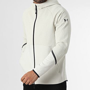 Under Armour - Felpa con cappuccio Unstoppable Zip 1386543 Beige