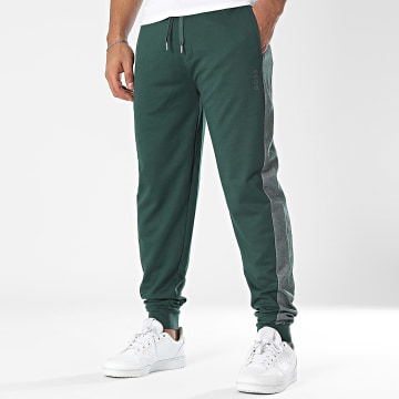 BOSS - Pantalon Jogging A Bandes Tracksuit 50527552 Vert Foncé