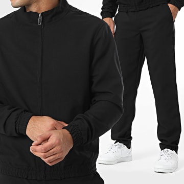 Frilivin - Ensemble Veste Zippée Et Pantalon Noir