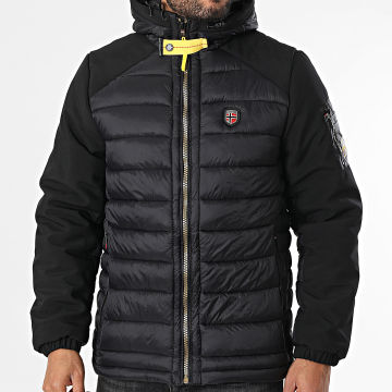 Geographical Norway - Doudoune Capuche Abator Noire