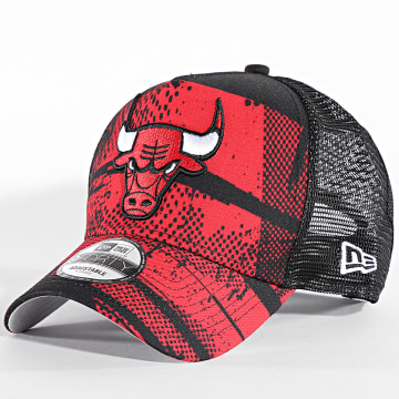 New Era - Chicago Bulls 9Forty Trucker Cap 60582260 Negro Rojo