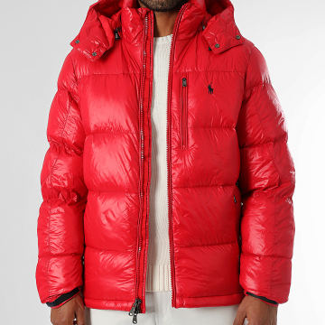 Polo Ralph Lauren - Doudoune Capuche Original Player Rouge