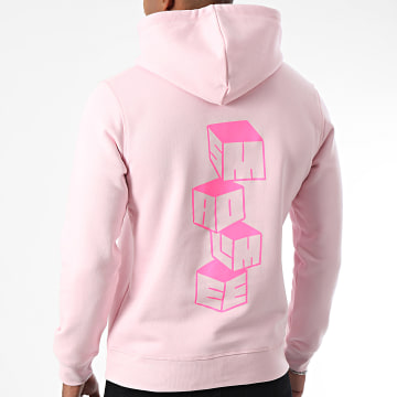 Sale Môme Paris - Sweat Capuche Cubes Rose Rose Fluo