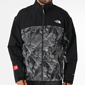 The North Face - Veste Zippée A88XW Noir Blanc