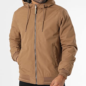 Tiffosi - Veste Zippée Capuche Belcher Marron