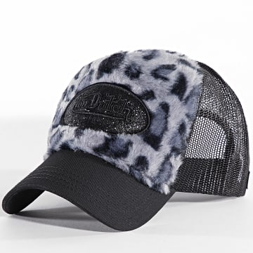 Von Dutch - Trucker Cap VD-1-CT Zwart Grijs Luipaard