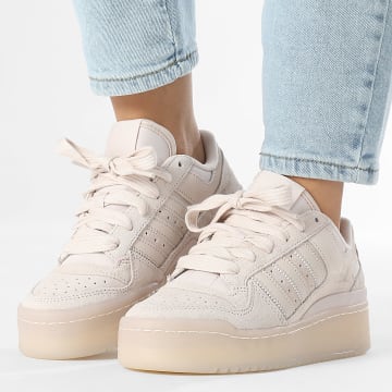 Adidas Originals - Baskets Femme Forum Bold Stripes W IF7222 Putty Mauve Cream White