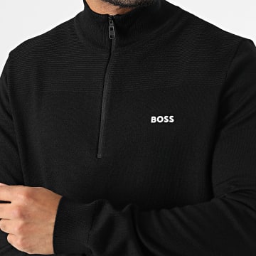 BOSS - Pull Col Zippé Momentum X 50498560 Noir