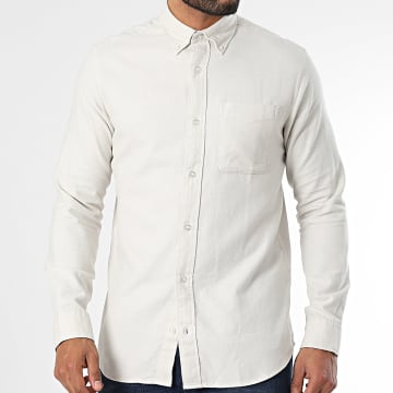 Jack And Jones - Camisa de manga larga Norris Beige