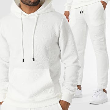 John H - Ensemble De Survetement Blanc