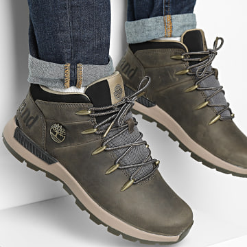 Timberland - Baskets Sprint Trekker Mid Lace A6DQD Medium Grey Full Grain