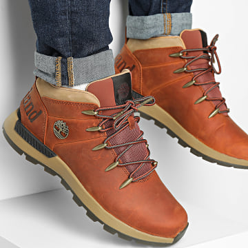 Timberland - Baskets Sprint Trekker Mid Lace A6DQD Orange Full Grain