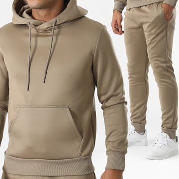 Zayne Paris  - Ensemble De Survêtement Beige Foncé
