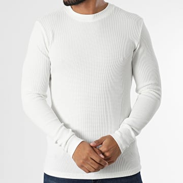 Classic Series - Tee Shirt Manches Longues Blanc
