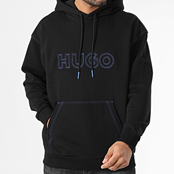 Hugo Azul - Sudadera con capucha Nitlogohood 50521697 Negro