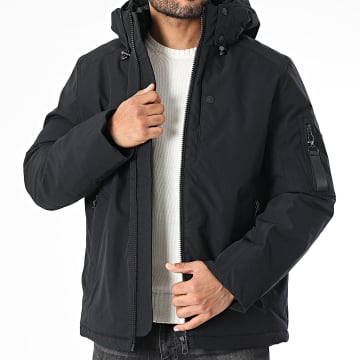 Classic Series - Parka con capucha 1042206-XX-10 Negro