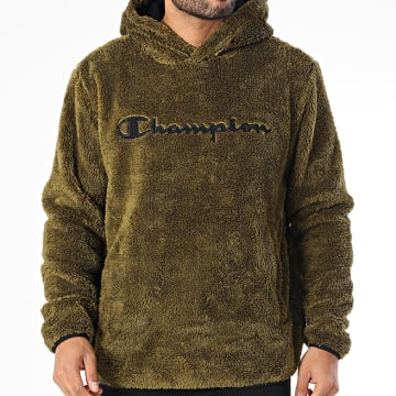 Champion - Sweat Capuche 220445 Vert Kaki