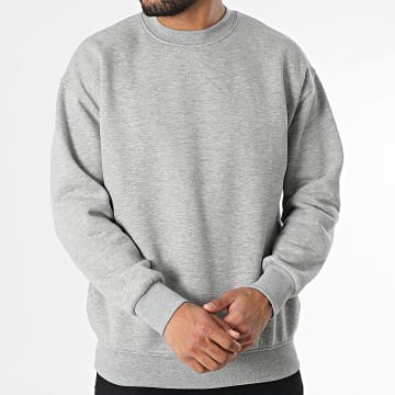 Classic Series - Sudadera con cuello redondo Gris jaspeado